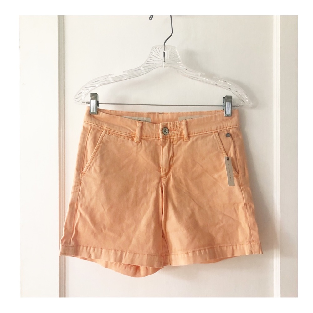 NWT Pilcro and the Letterpress Shorts Peach